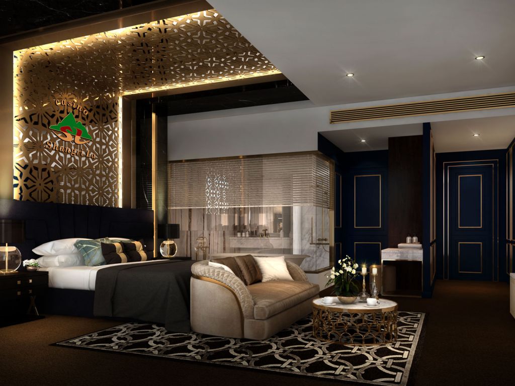 Five-star hotel rooms for overnight stay